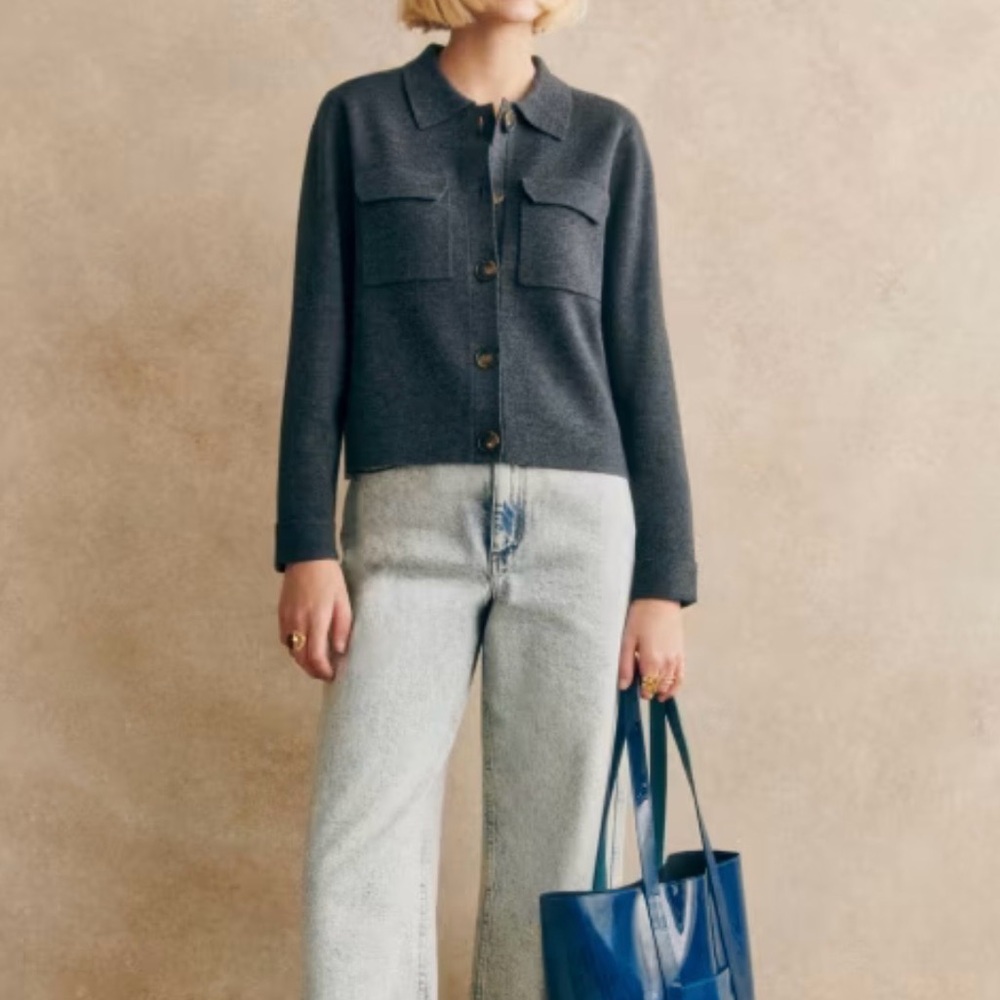 NWT Sezane Betty Cardigan Size XS